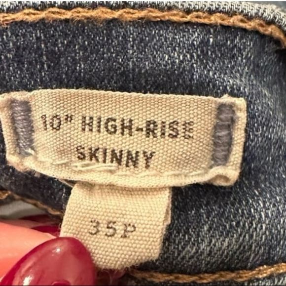 🍂🍁Madewell Curvy High-Rise Skinny Jeans: Drop Step-Hem Edition 35p - Picture 4 of 7